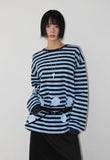 DOT&STRIPE OVER SWEAT
