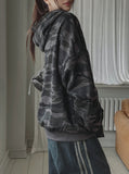 Kokia Camo Two Way Hooded Zip-Up