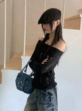 Merni Metal Star Leather Belt
