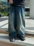 Lang Balloon Antique Amekaji Denim Pants