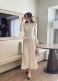 Chelly Pearl Lace Peplum Blouse