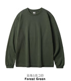 Regular Double Cotton Plain Long Sleeve T-Shirts