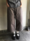 Giovanni Roll-up Cotton Bermuda Pants