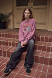 Velour Love Pigment Sweatshirt