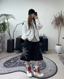 Et Sun Embroidered Bermuda Pants