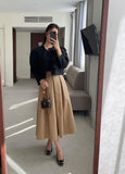 Rode Pleated Long Skirt