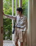 Pia Linen Half Pants