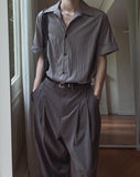 Moment Roll-up Draping Half Shirt