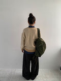 Titz Fleece Slit Banding Wide Pants