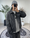 Ellen Washed Vintage Leather Jacket