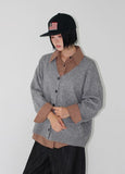 (WOOL) FLUFFY CARDIGAN