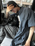 Ale Stripe Linen Short Sleeve Shirt