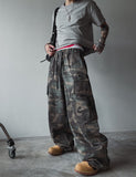 Croy Double Camo Big Cargo Pants