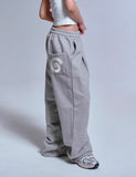 G SYMBOL Embroidered Training Pintuck Wide Pants
