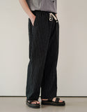 Summer Stripe Wide Pants