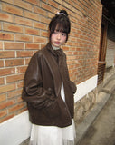 Marang Big Pocket Leather Jacket
