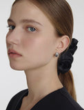 Ice Cushion (W) Wide One-Touch Earrings