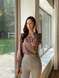 Kale Draped Blouse