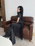 Raven Drape Skirt
