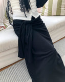 Elon String Knot Long Skirt