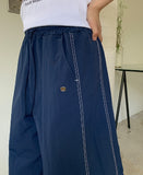 Ruimi Banding String Stitch Nylon Pants