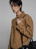 Ribbed Crop Corduroy Jacket