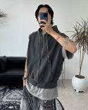 Hens Pigment Hood Zip-Up Vest