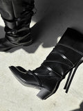 1161 Slouchy Strap Long Boots (6cm)