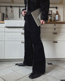 Winter Velvet Flare Pants