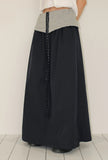HOOK STRAP MAXI SKIRT