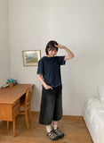 Melos Carpenter Denim Bermuda Pants