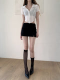 Tainer Mini Low Waist Skirt