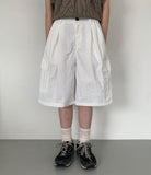 Kyudori Summer Cargo Banding Bermuda Pants
