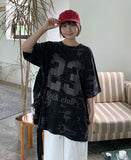 Chelkie Camo Printing Over Short Sleeve Tee