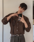 Konen Cotton Basic Long Sleeve Shirt