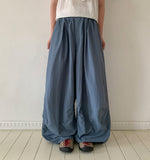 [unisex] Gyuden Nylon Banding Wide Pants