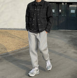 USA Cotton Double Fabric Line Jogger Pants