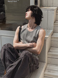 Holdy Ribbed Stud Sleeveless