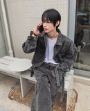 East Belted Denim Jacket