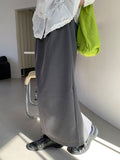 Irom Stripe Banding Long Skirt