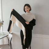 Teiel Wool Knit Muffler
