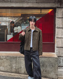 Martin Non-Faded Pocket Wide Denim Pants