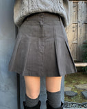 Melk Pintuck Pleated Mini Skirt