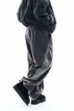 Two-tone panel fleece jogger pants