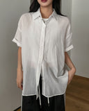 Breeze Summer Stripe Short Sleeve Shirt