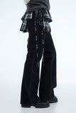 Norton Check Layered Short Skirt