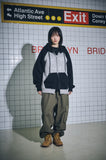 [2-WAY] Star & Sun raglan hood zip-up