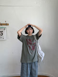 Hyobbit Printing Over Short Sleeve Tee
