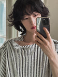 Ronnie Snap Stripe Short Sleeve T-Shirt