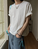 Flop basic crop short sleeve t-shirt
